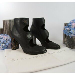 Stella McCartney Faux Leather Vegan Posie Boots 37.5 NIB